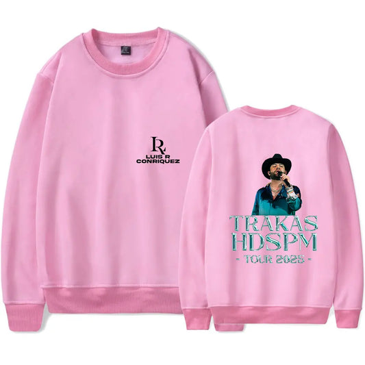 Luis R Conriquez Trakas HDSPM Tour 2025 Pink Sweatshirt