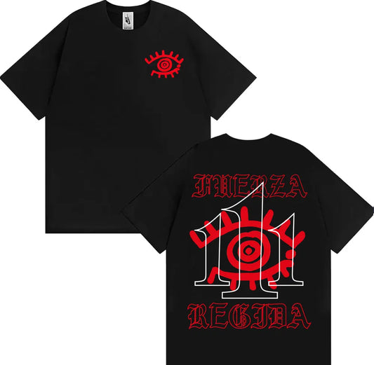 Fuerza Regida 111XPANTIA Album T-Shirt – Black