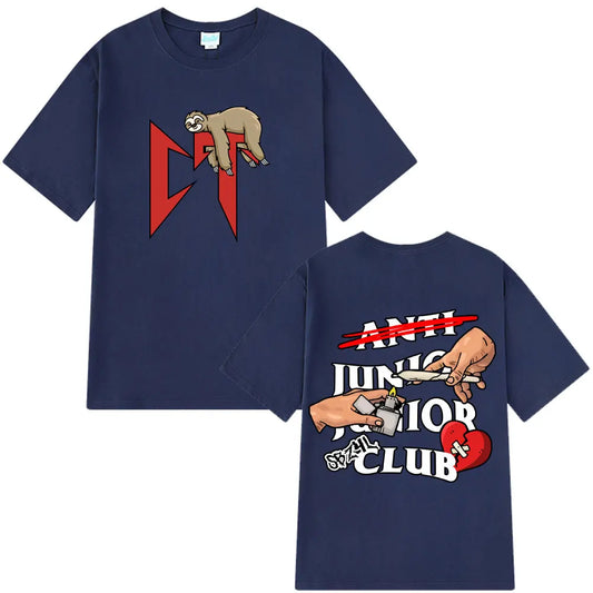 Natanael Cano Sad Boyz 4 Life T-Shirt – Nata Montana Navy Blue