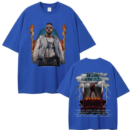 Bad Bunny El Último Tour Del Mundo T-Shirt – Blue