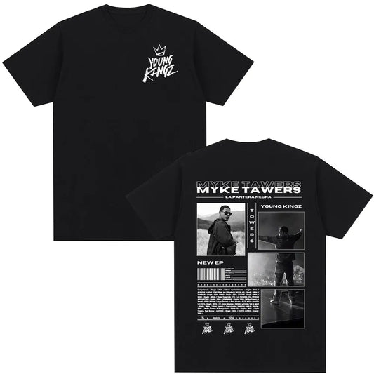 Myke Towers LA PANTERA NEGRA T-Shirt Black