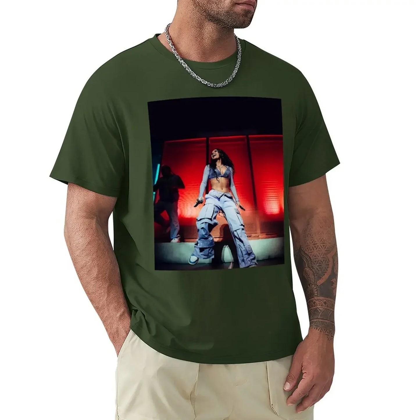 Becky G “Encuentros” Album T-Shirt – Army Green