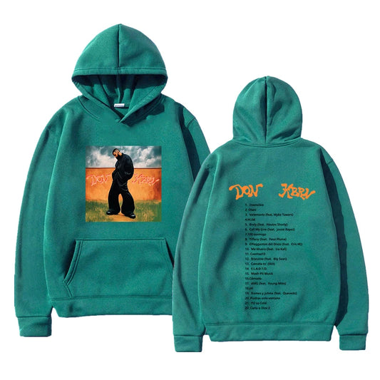 Green DON KBRN Hoodie – Singer Eladio Carrión