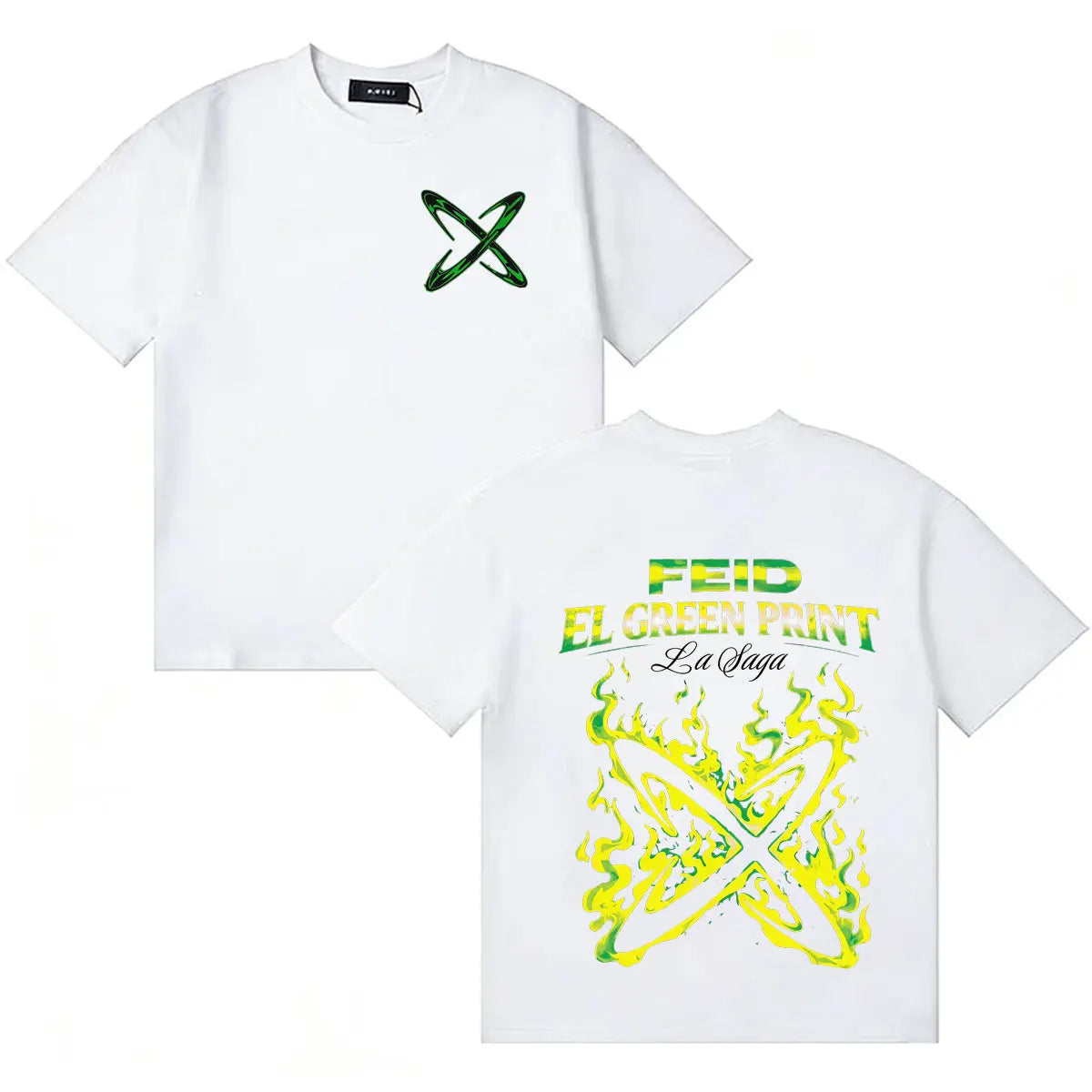 Feid EL GREEN PRINT: La Saga Neon X T-Shirt