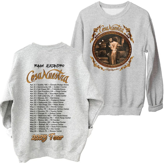 Rauw Alejandro Sweatshirt – Cosa Nuestra Gray