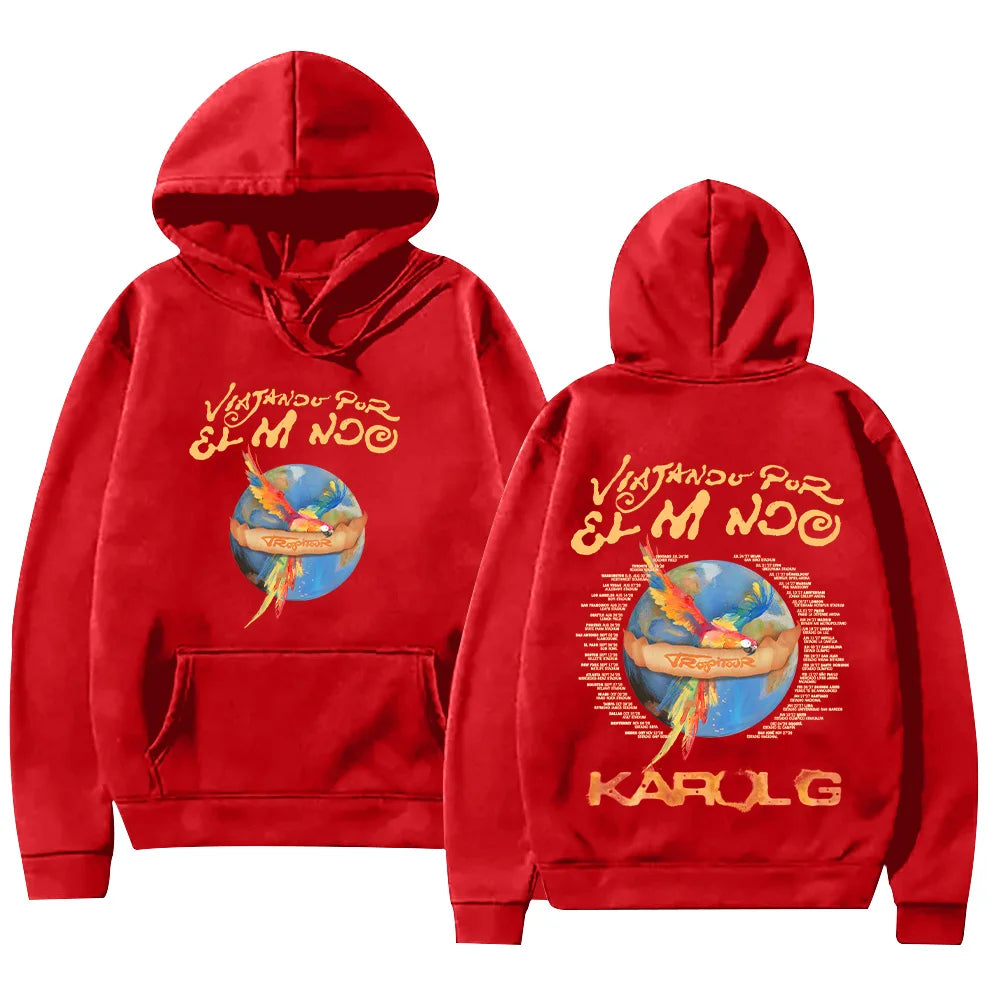 Karol G Tropitour Hoodie - Red