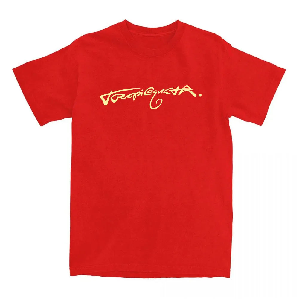 Karol G "Tropicoqueta" T-Shirt – Red & Cream Yellow
