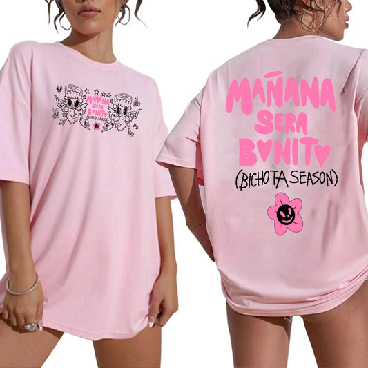 Karol G T-Shirt Bichota – Mañana Será Bonito Pink