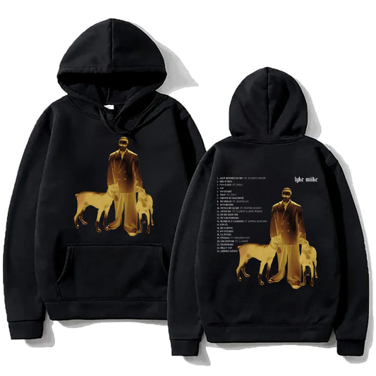 Myke Towers Lyke Mike Album Hoodie Black