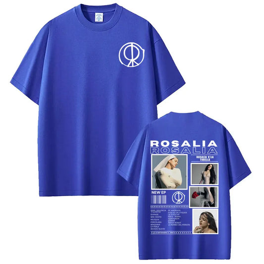 Rosalía LUX Album Tour 2025 T-Shirt – Blue