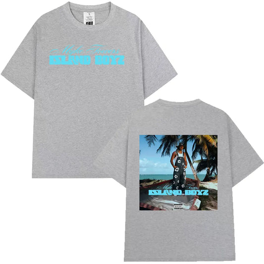 Myke Towers ISLAND BOYZ T-Shirt – Gray