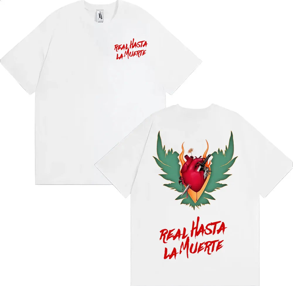 Anuel AA RHLML 2 “Real Hasta La Muerte” T-Shirt – White