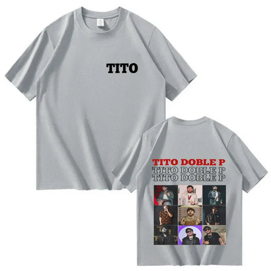 Tito Double P Trendy Album T-Shirt – Gray