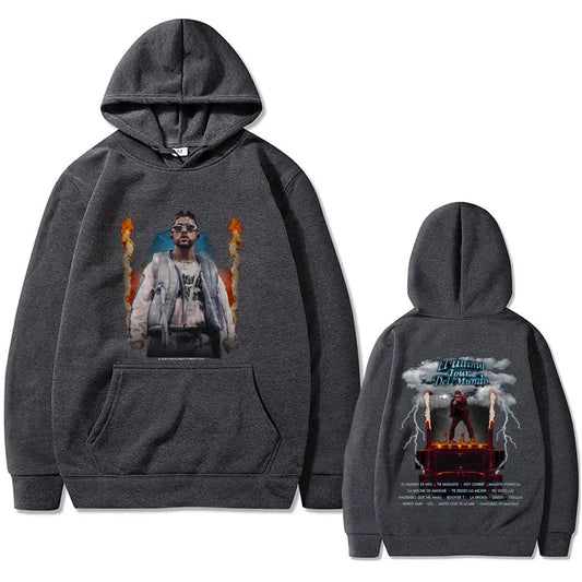 Bad Bunny El Último Tour Del Mundo Hoodie – Dark Grey