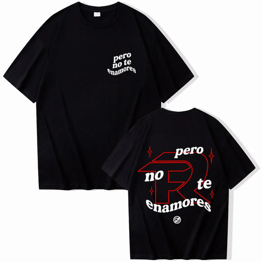 Fuerza Regida “Pero No Te Enamores” T-Shirt – Black