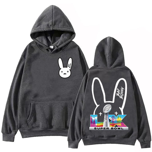Bad Bunny Bowl 2026 Halftime Show hoodie - dark grey