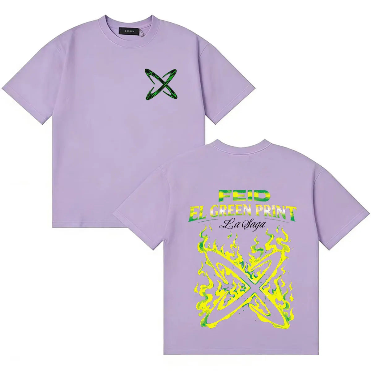 Feid EL GREEN PRINT: La Saga Neon X T-Shirt