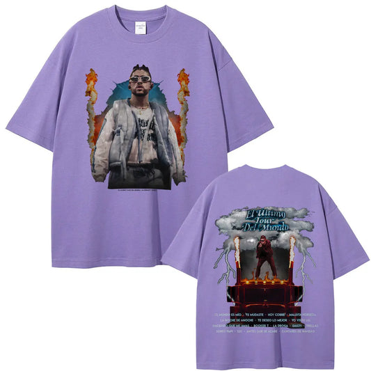 Bad Bunny El Último Tour Del Mundo T-Shirt – Purple