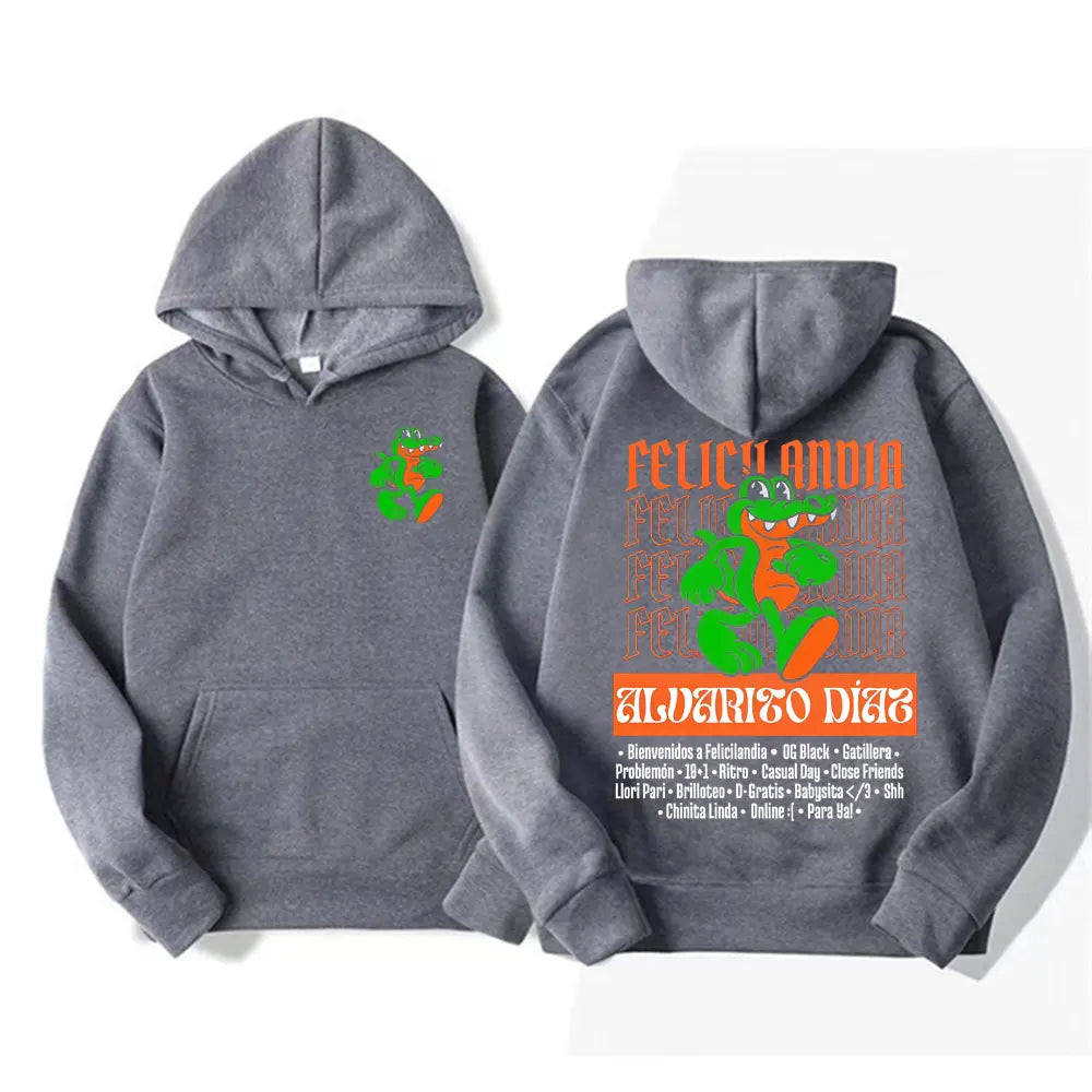 Alvaro Diaz Felicilandia Hoodie – Dark Grey