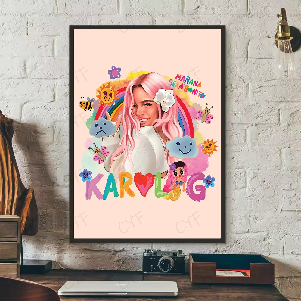 Karol G Rainbow Poster – Mañana Será Bonito