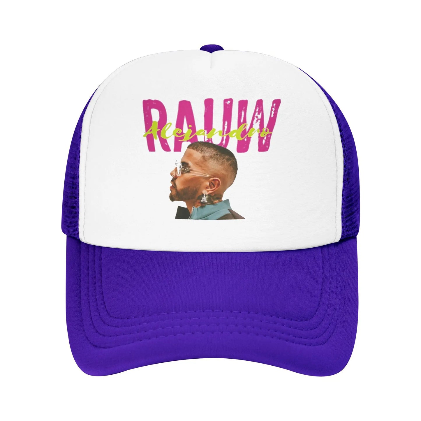 Rauw Alejandro Mesh Trucker Cap (Purple)