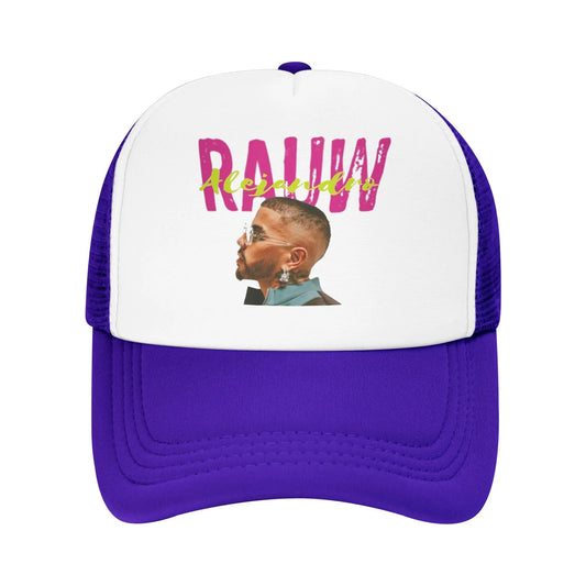 Rauw Alejandro Mesh Trucker Cap (Purple)
