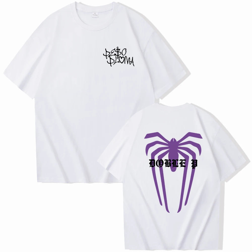 Peso Pluma “Doble P” T-Shirt – Burgundy