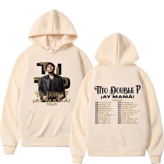 Tito Double P Ay Mamá Tour Hoodie – Beige