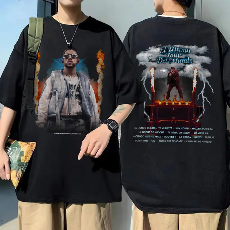 Bad Bunny El Último Tour Del Mundo T-Shirt – Gray