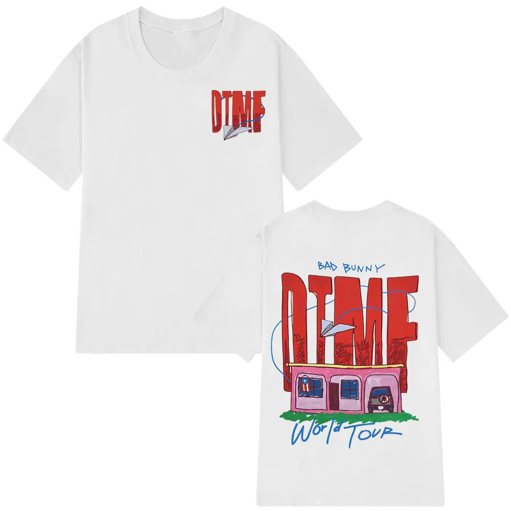 Bad Bunny DTMF World Tour 2026 T-Shirt (White)