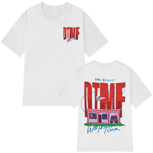 Bad Bunny DTMF World Tour 2026 T-Shirt (White)