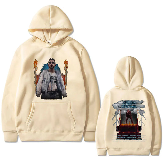 Bad Bunny El Último Tour Del Mundo Hoodie – Beige