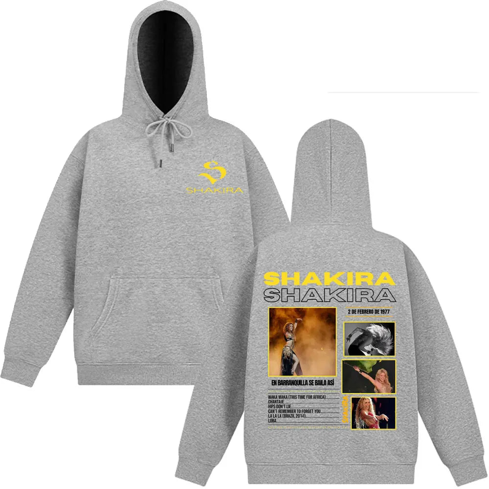 Shakira World Tour 2025 Hoodie – Gray