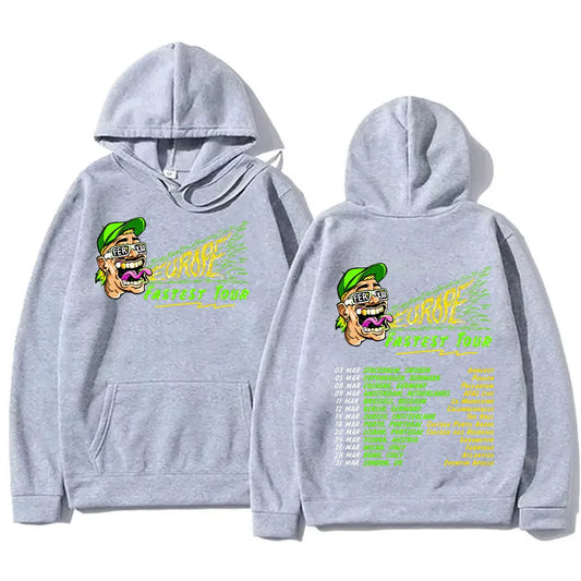 Feid “Europe Fastest Tour” Hoodie – Gray