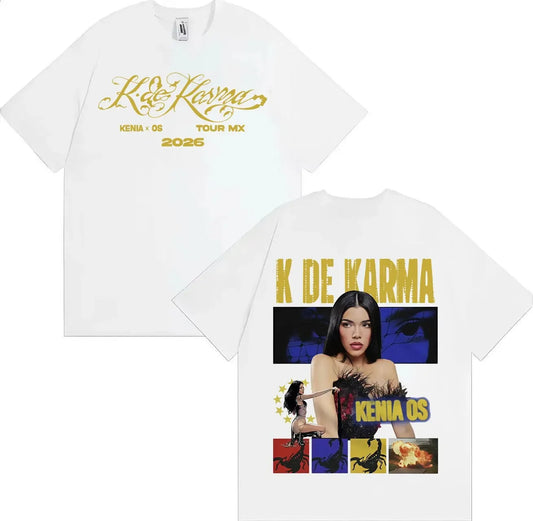 Kenia OS K de Karma Album T-Shirt - White