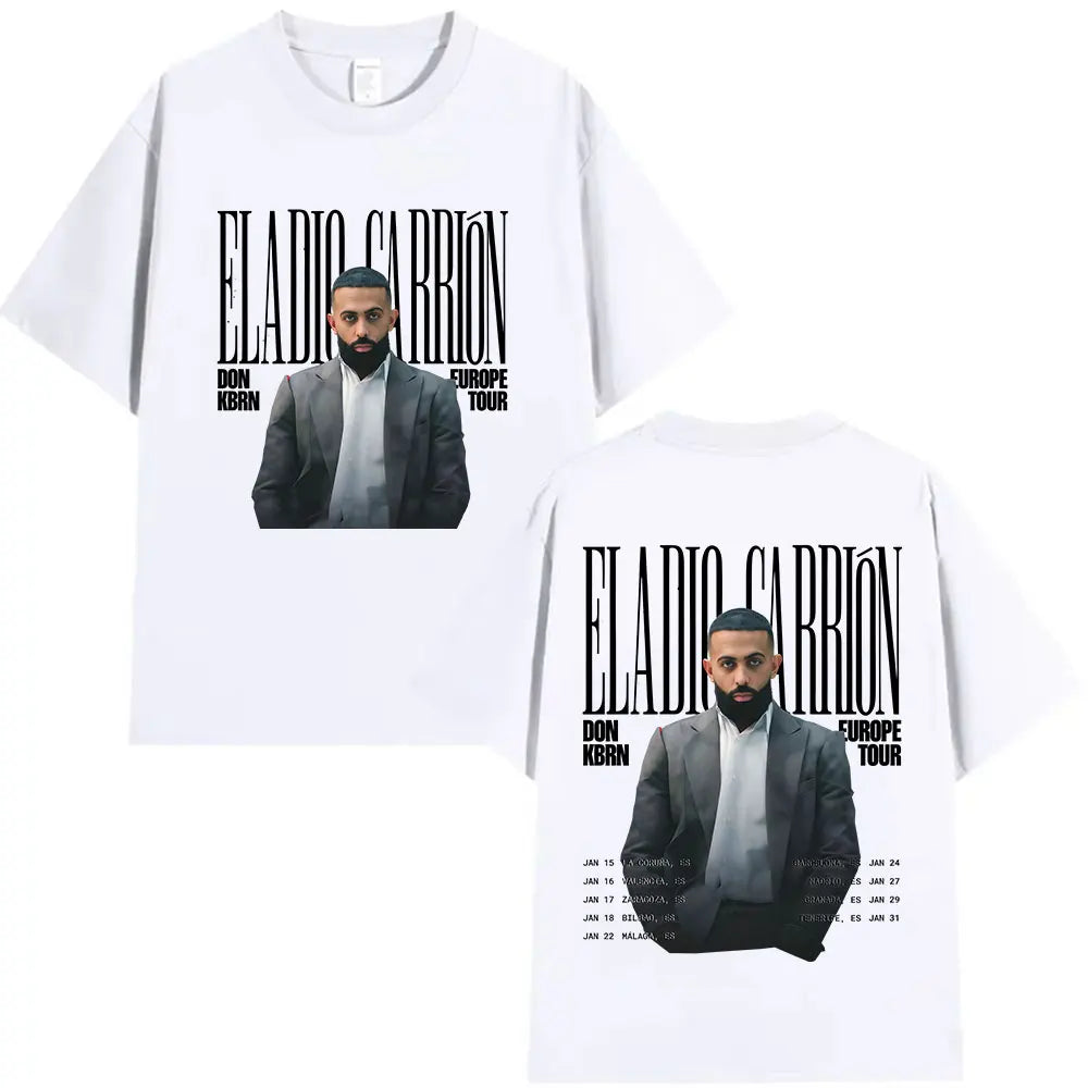 Eladio Carrión DON KBRN World Tour 2025 T-Shirt – White