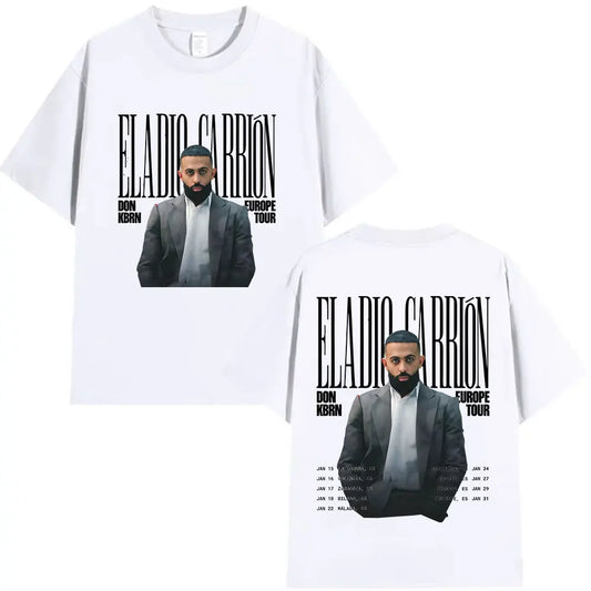Eladio Carrión DON KBRN World Tour 2025 T-Shirt – White
