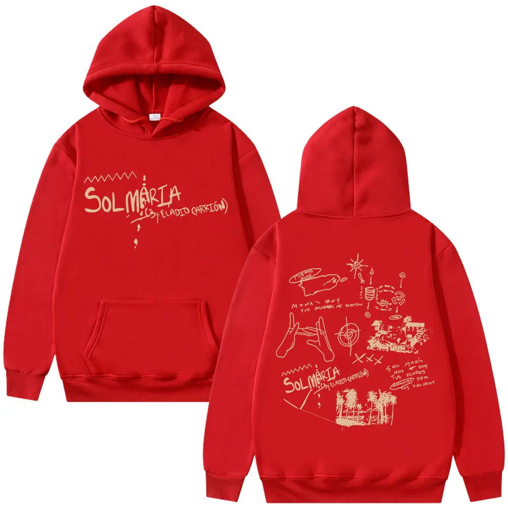 Eladio Carrion Sol Maria hoodie - red