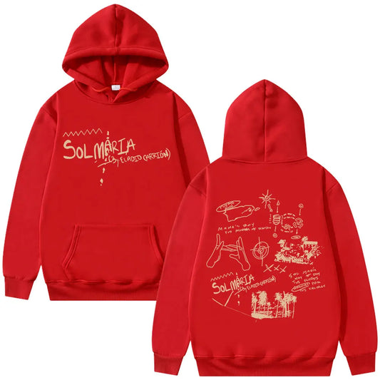 Eladio Carrion Sol Maria hoodie - red