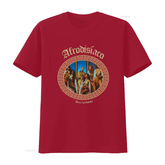 Rauw Alejandro “Afrodisíaco” Album Cover T-Shirt – Red