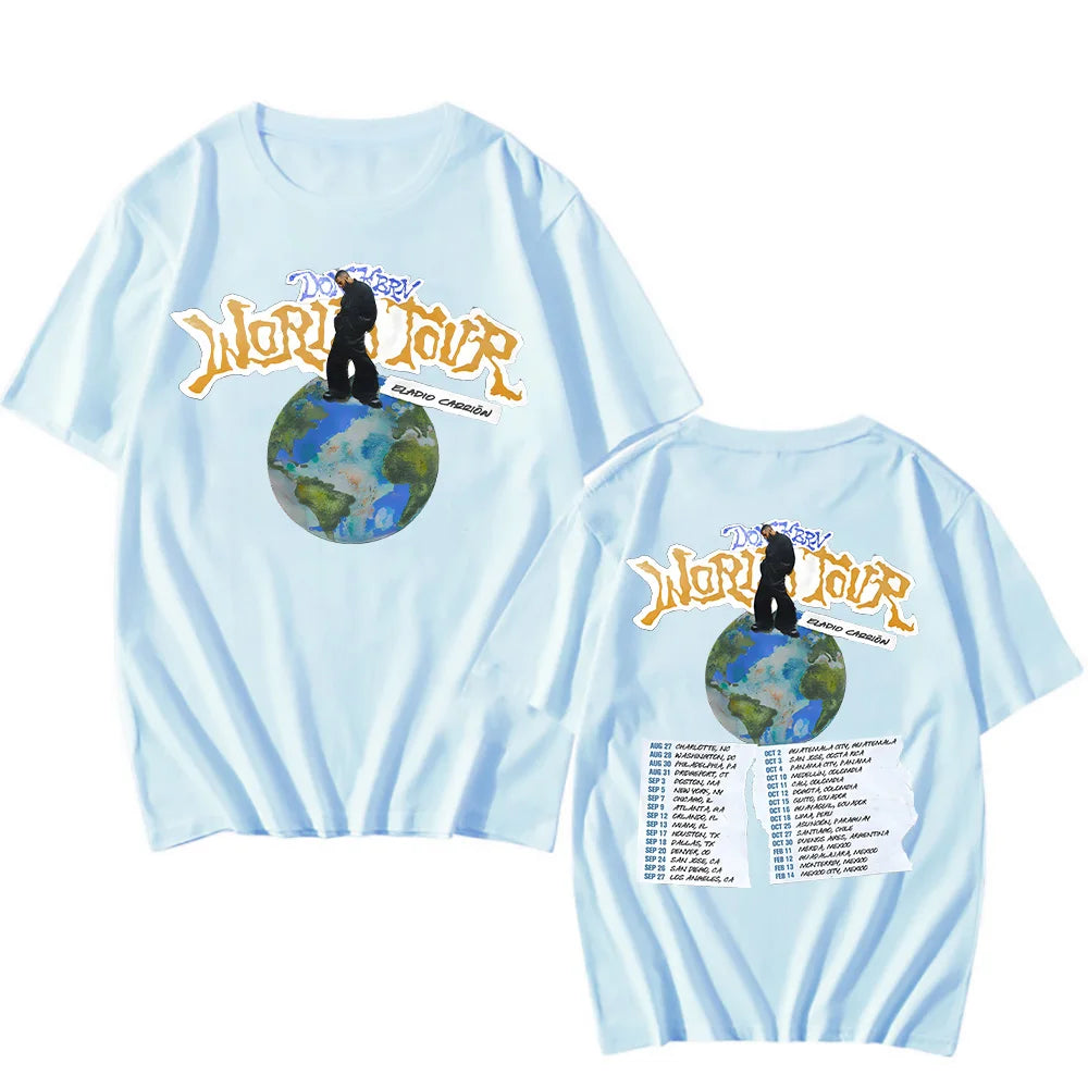 Eladio Carrión DON KBRN World Tour 2025 T-Shirt – Sky Blue