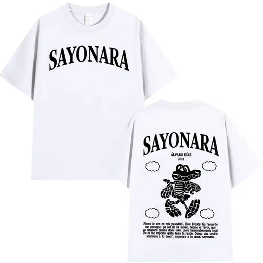 Alvaro Diaz Sayonara Tour 2025 T-Shirt – White