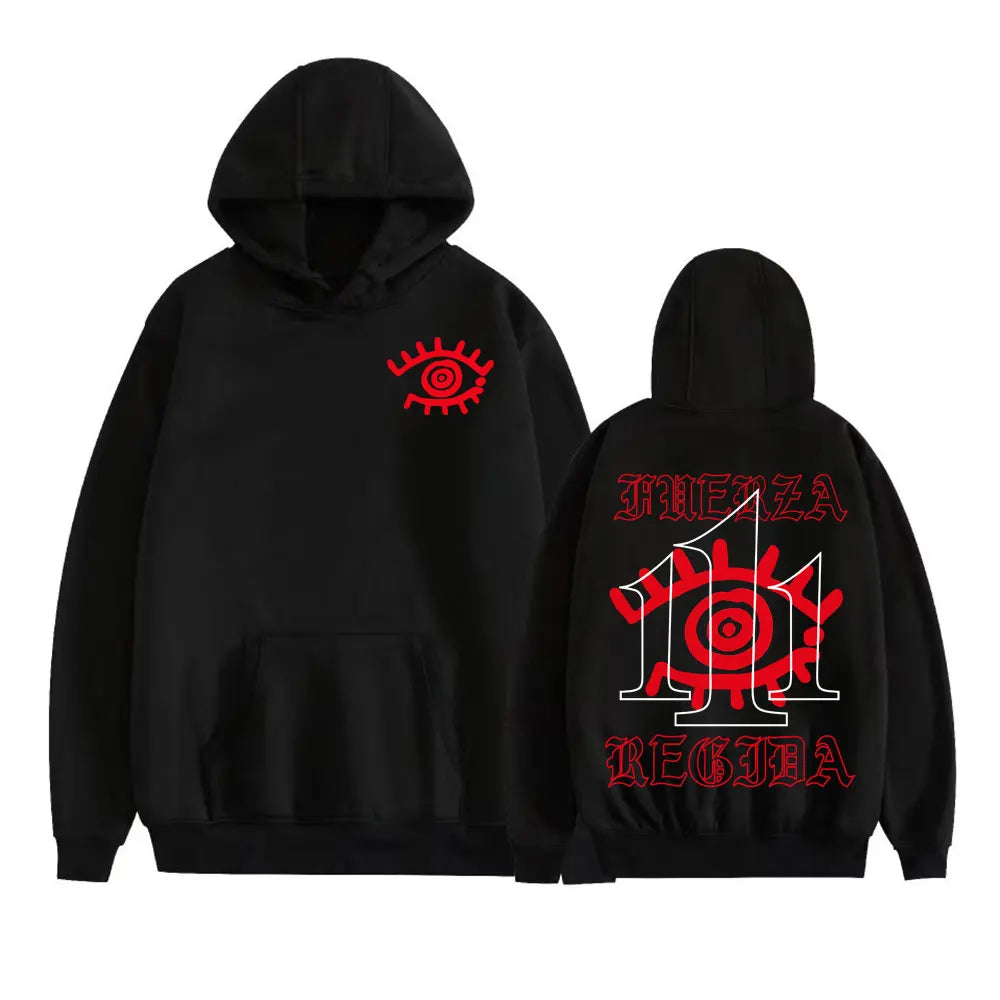Fuerza Regida 111XPANTIA Album Hoodie (Black)