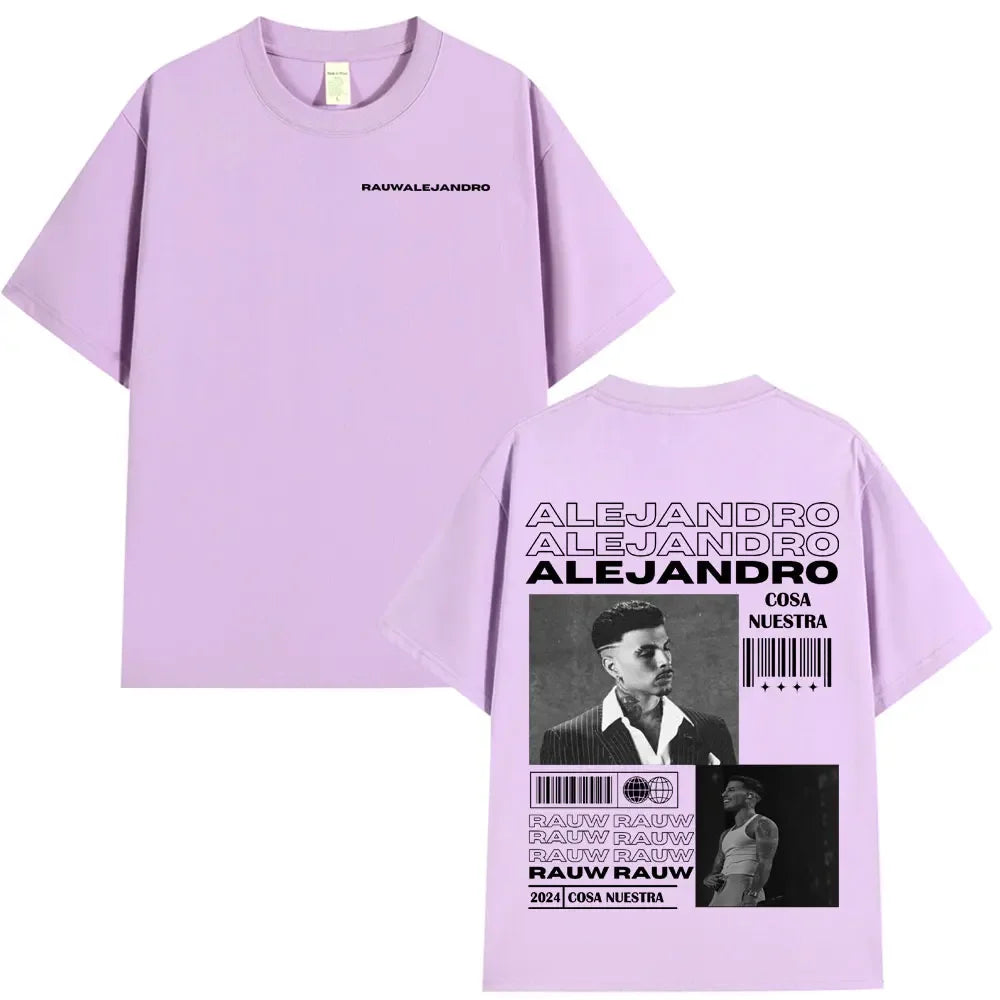 Rauw Alejandro Cosa Nuestra Purple T-Shirt