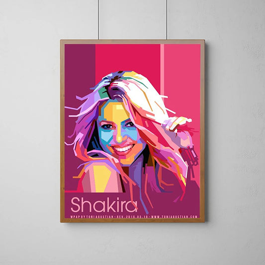 Shakira Poster – Colorful Pop