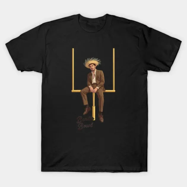 Bad Bunny Goalpost Graphic T-Shirt Black