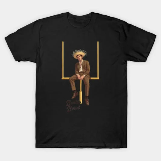 Bad Bunny Goalpost Graphic T-Shirt Black