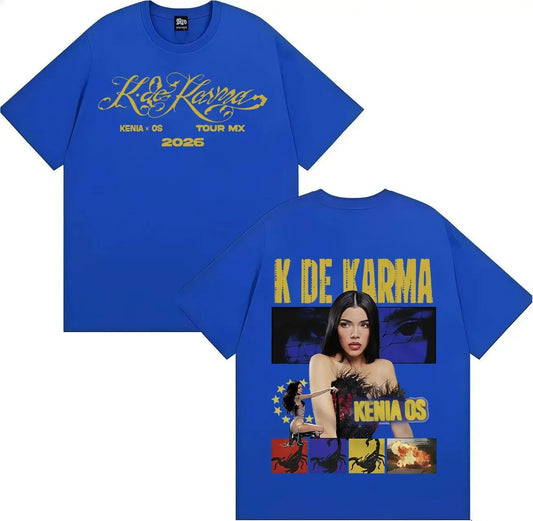 Kenia OS K de Karma Album T-Shirt - Blue