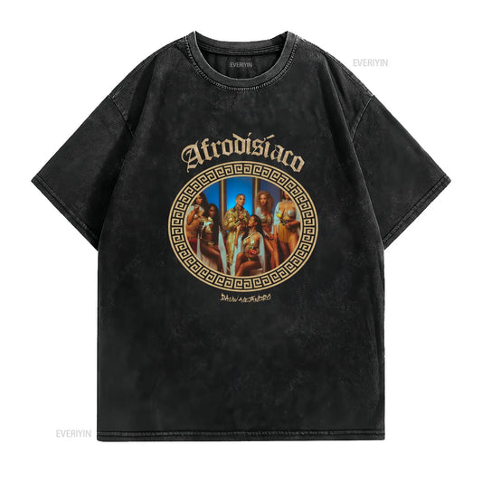 Rauw Alejandro “Afrodisíaco” Album Cover T-Shirt – Black Vintage