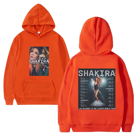 Shakira Hoodie – “Las Mujeres Ya No Lloran” World Tour Orange